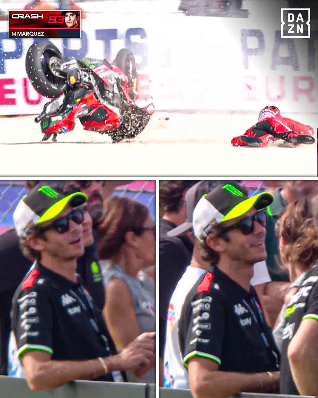 Invest in Valentino Rossi realizing Marquez is the one who crashed