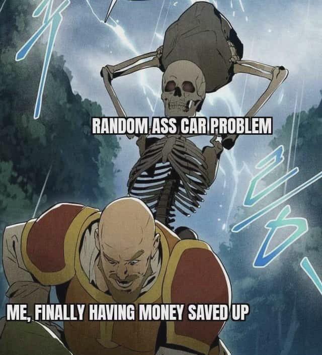 damnn it shouldnt invest in car