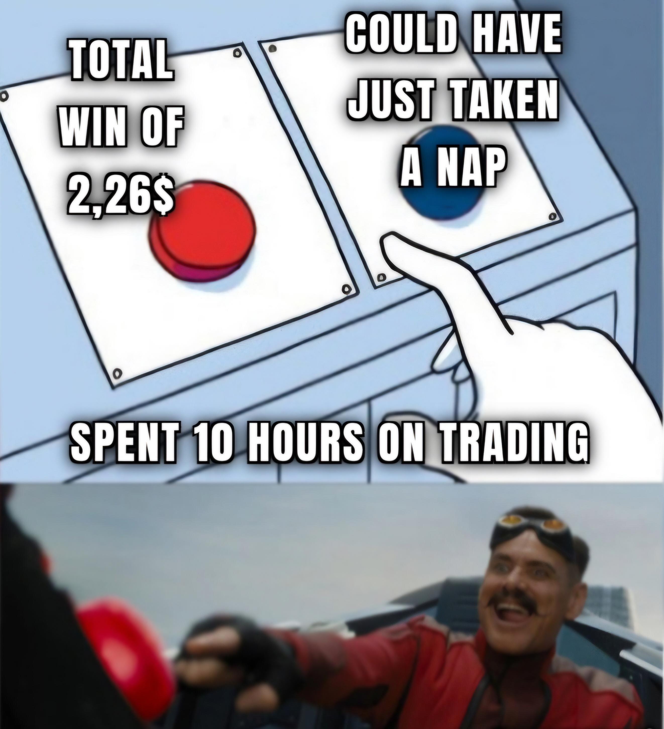 10 Hours of Trading or a nap?