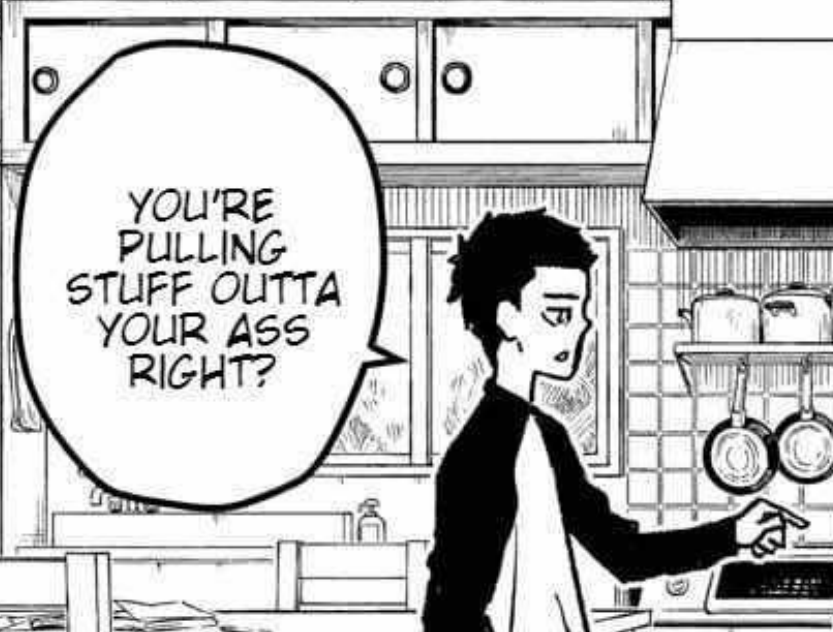 This could be potential meme material [Manga: Kagurabachi]