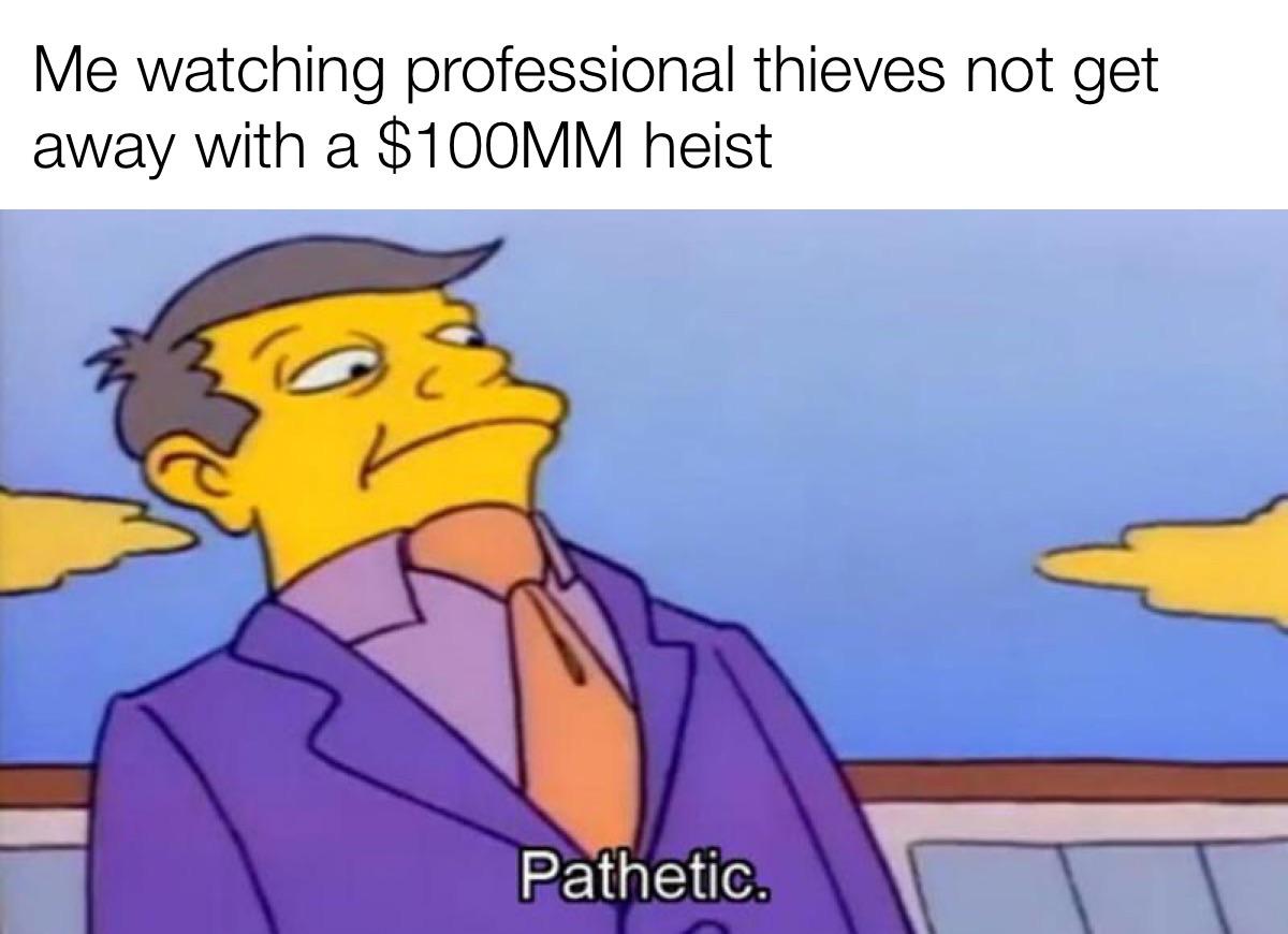 Pretty poor return on investment from these guys