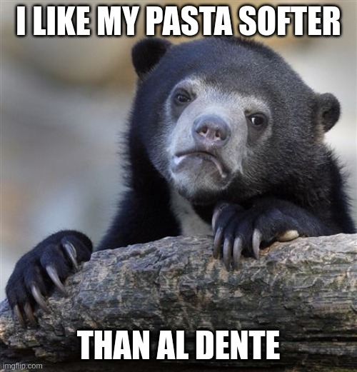 My Pasta Shame