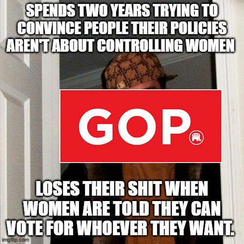 "My wife voting for Kamala Harris is the same thing as having an affair" a literal GOP quote.