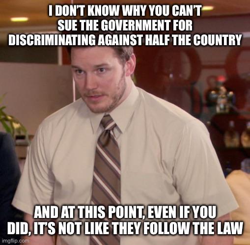 I mean come the fuck on.