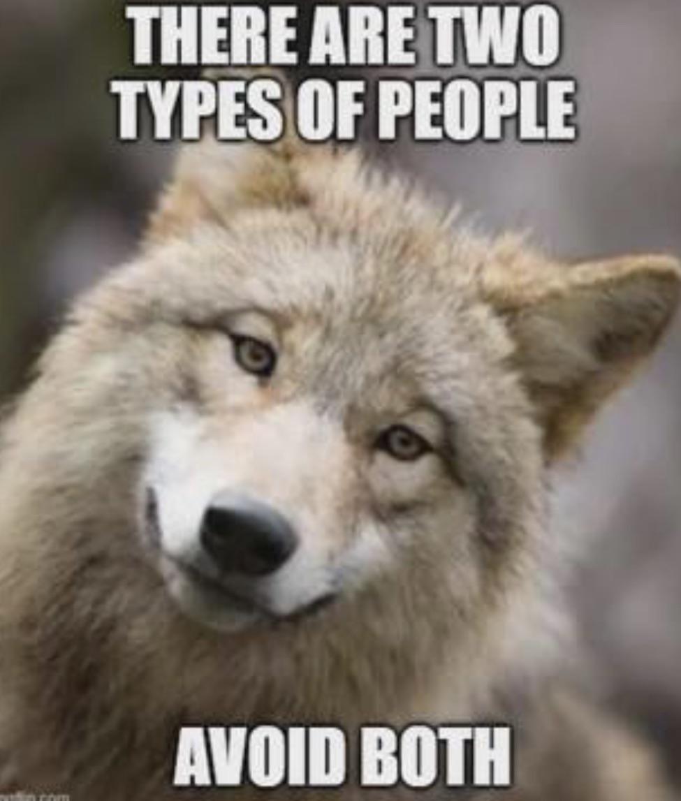 There are two types of people
