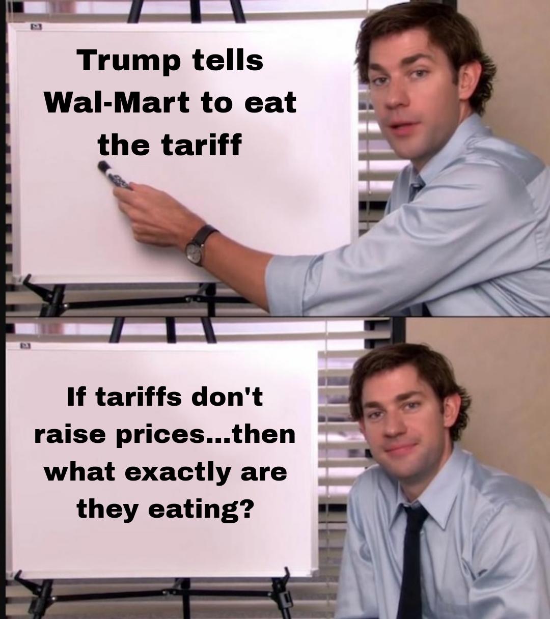 He also admitted that Wal-Mart made BILLIONS of dollars last year...so the economy was fine under Biden?