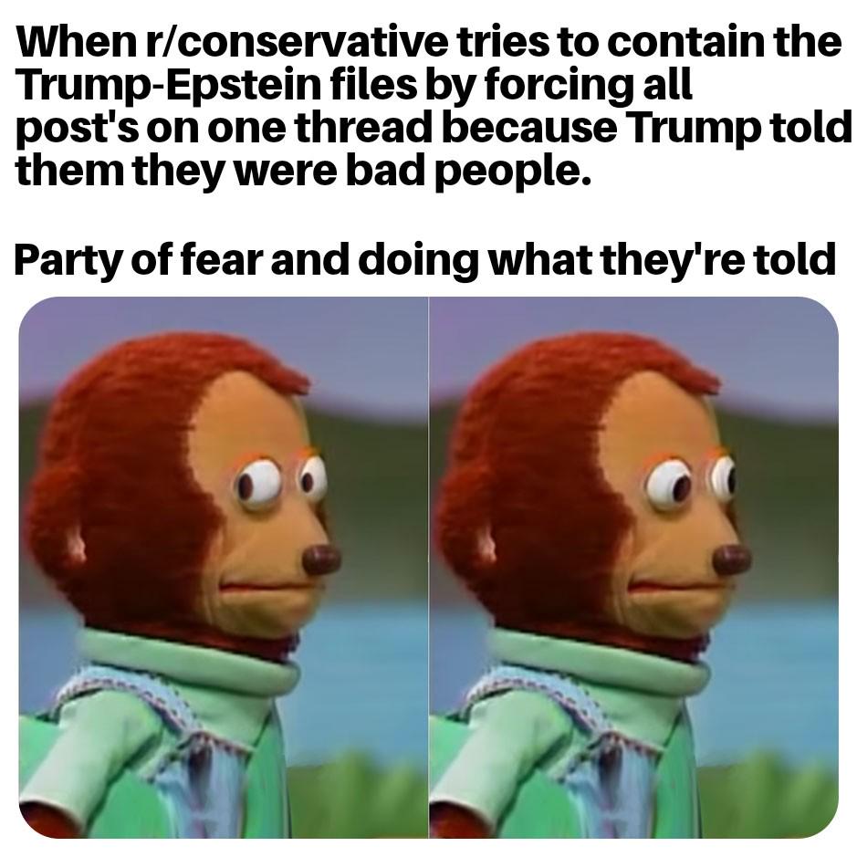 Chicken shit party. Snowflakes they have become.