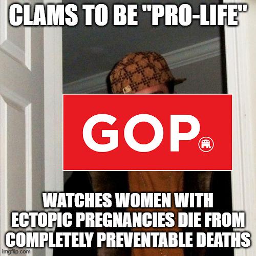 Scumbag GOP the party of hypocrites