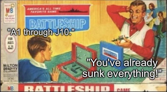 Pete Hegseth as a kid playing Battleship