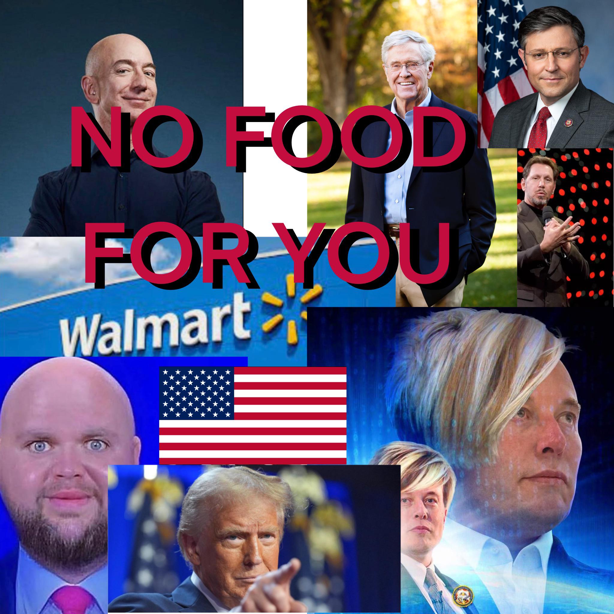 We can feed everyone. They just Choose not to.