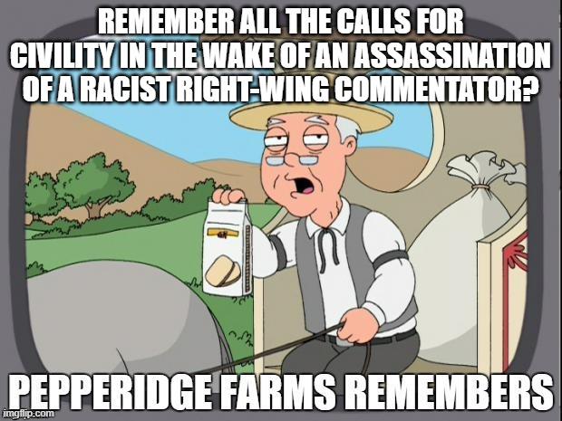 The hypocrisy goes to 11.