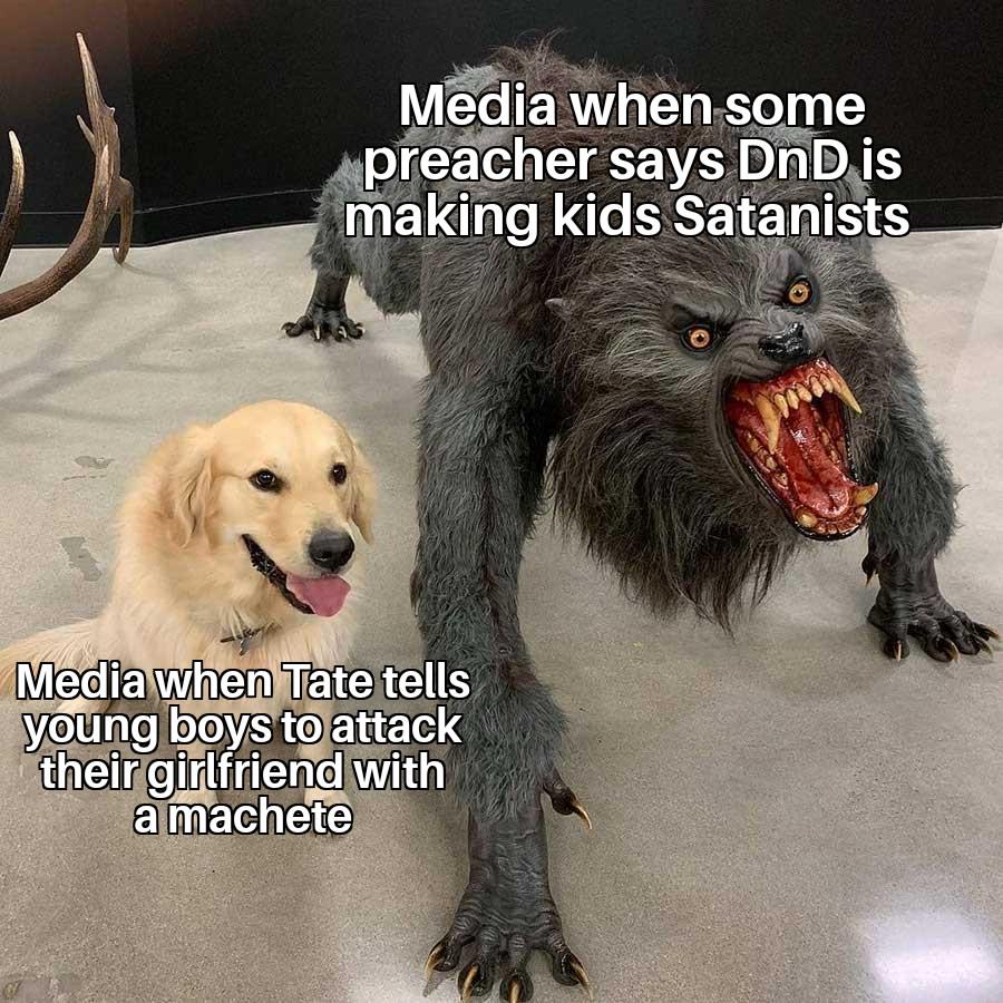 Interesting what gets the moral panic treatment