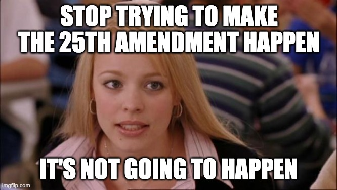 Let's get real. Trump's entire cabinet is waking around in the wrong size shoes because they are afraid to displease him. None of them has an ounce of backbone or integrity.