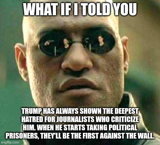 This is a reminder to the members of the media who are suppressing a huge news story because they think a Trump presidency will be good for business.