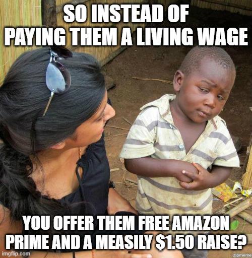 Amazon's "raise" in a nutshell