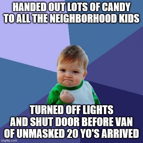 Trick or treating is for kids!
