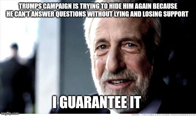 Trump cancelled 4 interviews this month and refused questions at his Mar a Lago press conference.