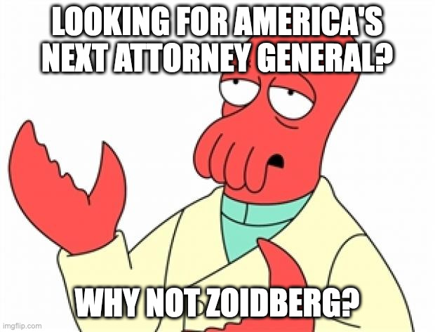 For your consideration for Attorney General...