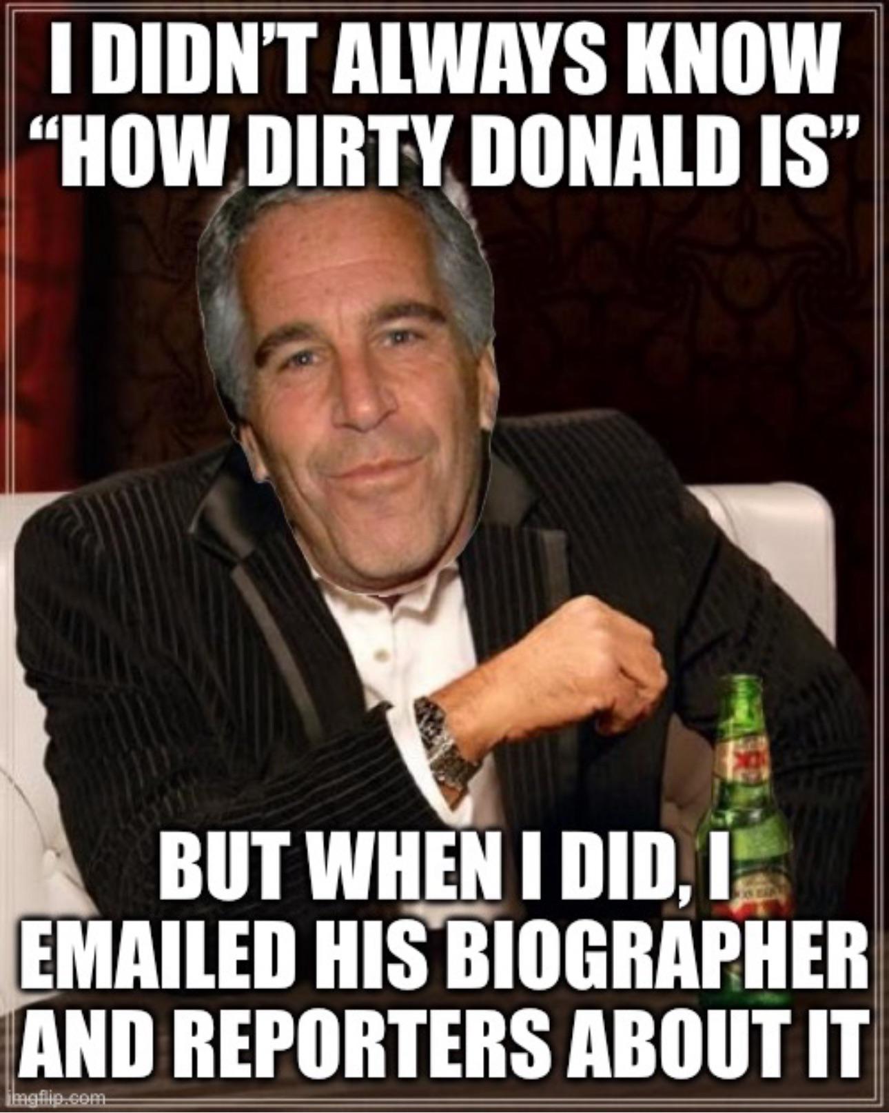 The Dirtiest Donald Dirt Divulger in the World