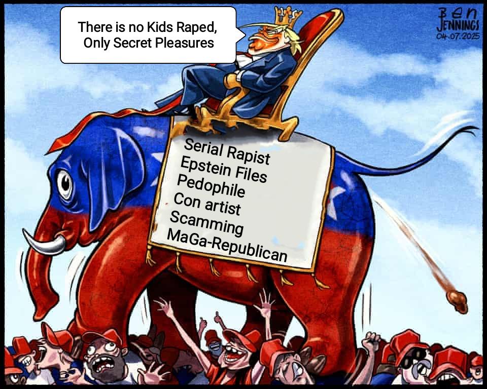 PedoPresident Refers to The Epstein Files at The MaGa Church