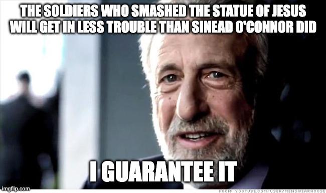 Let's see if political blasphemy is AOK now