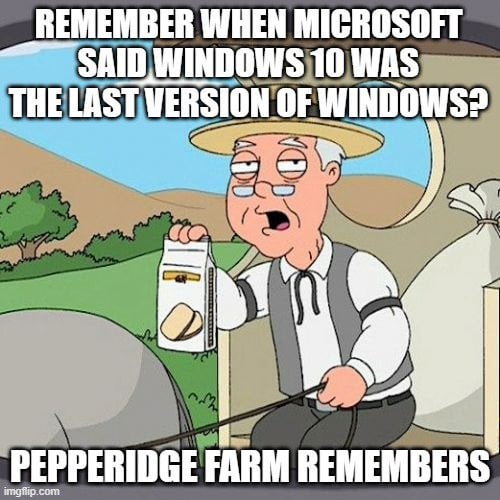 I hear Windows 12 could be out some time next year.