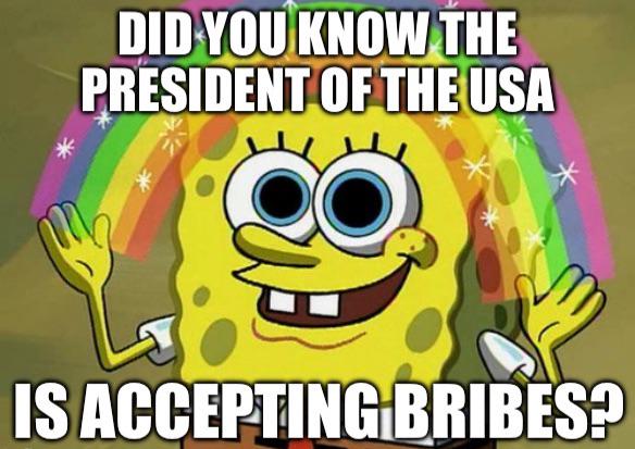 All you have to do is buy Trump Coin. And if you buy enough $TRUMP, he might do whatever you ask him to do! In fact, there was a shipping company that just bought $20M of $TRUMP to influence US-Mexico trade policy.
