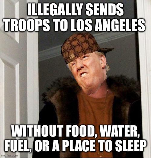 The Commander in Chode disgraces our troops