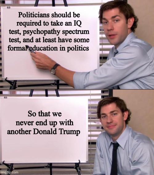 Seems the bar is too low to be the president nowadays