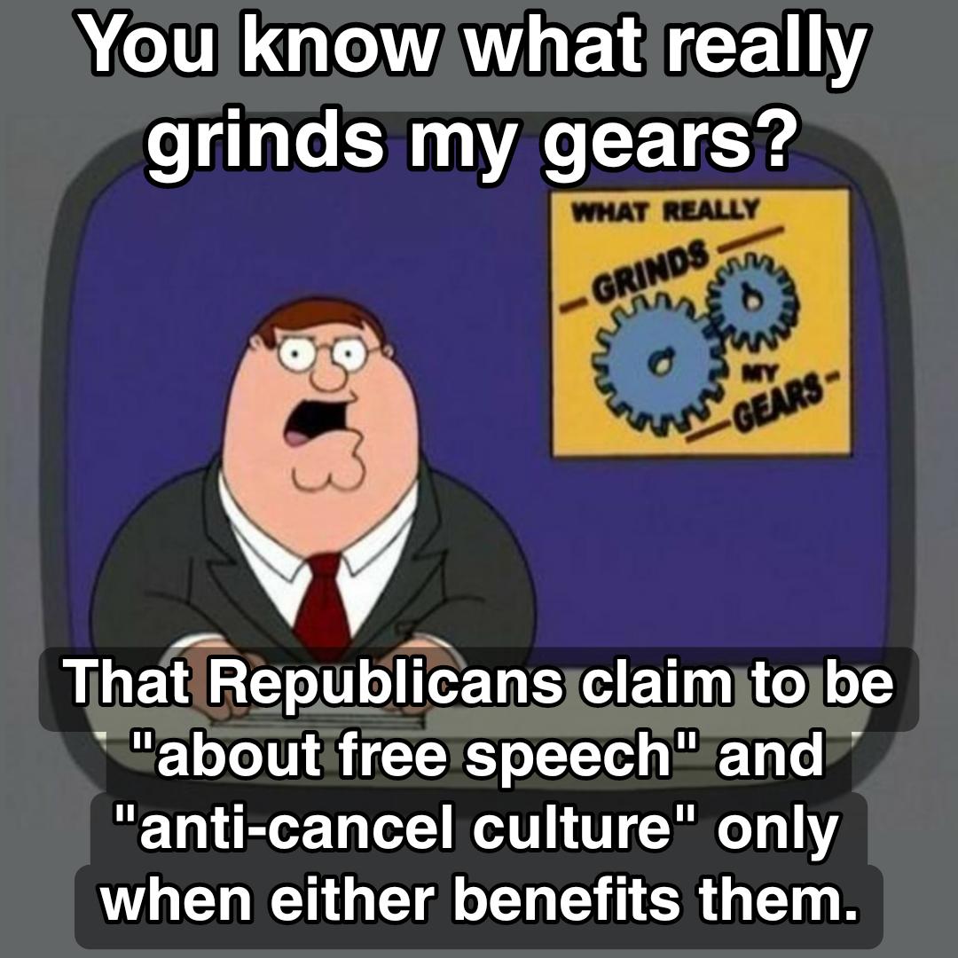 "Why can't we just say what we want without being canceled for it?"