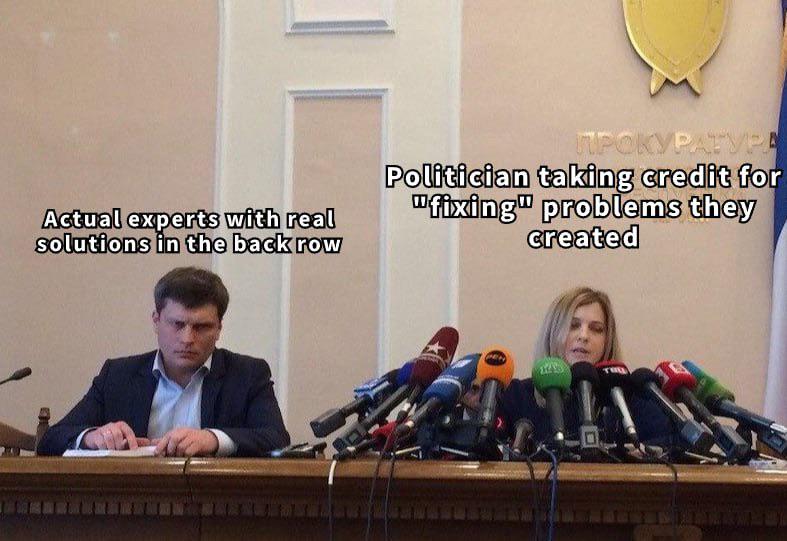 Modern politics in a nutshell