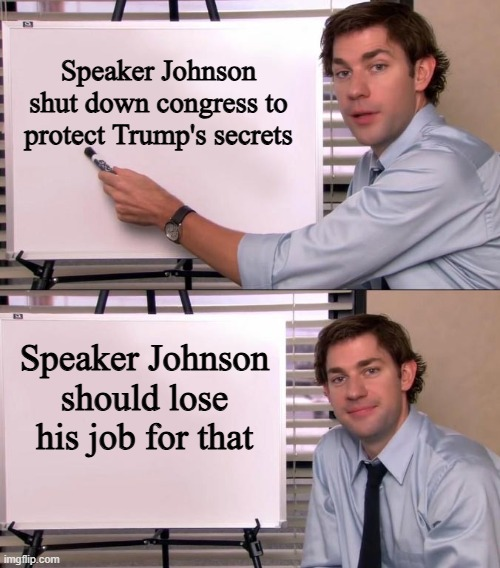 Speaker Johnson should be fired