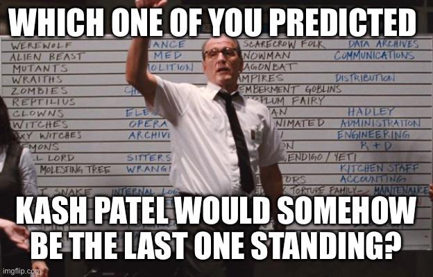 How is Kash the last one standing?