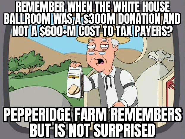 Not even accounting for the billions to build the bunker underneath..