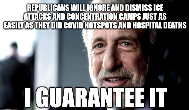 There is no " #of deaths by _____ today" that is too high for the GOP.