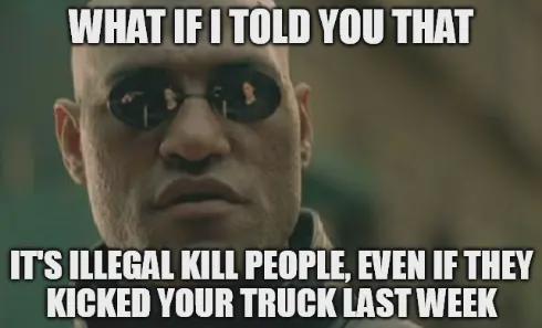 State media is running clips of Pretti kicking a truck