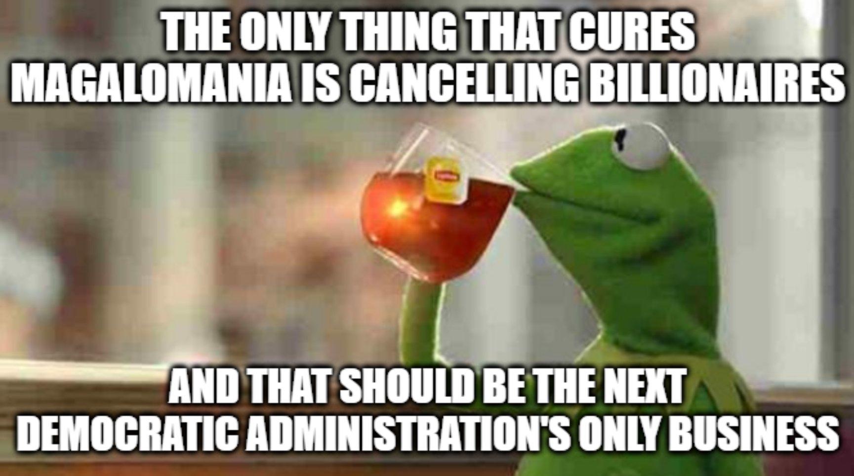 They only care about themselves. They will have to get paid and that means cancelling billionaires so we can have thriving wages, unions, single payer health care and free education to prove the point.