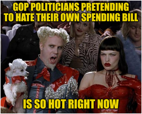 GOP is suddenly against their own bill now that the public is aware of all the Medicaid and SNAP benefit cuts and how much debt will be added to the deficit