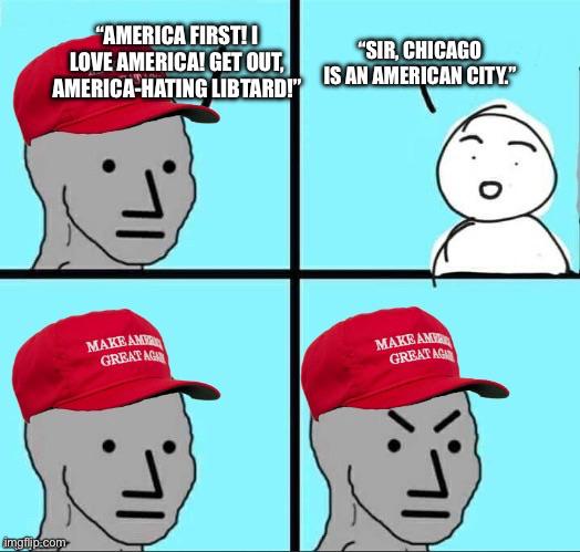 America First always meant terrorizing Americans first.