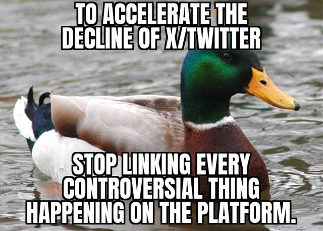 And if it's a topic of relevance link Threads instead.