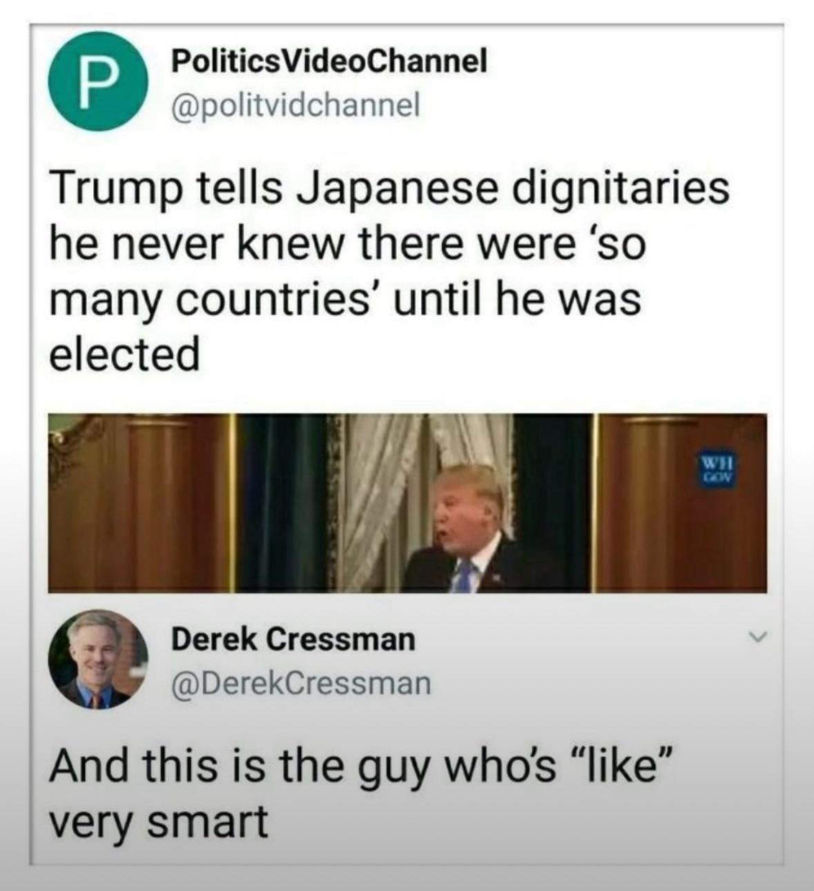 The guy who’s “like” very smart