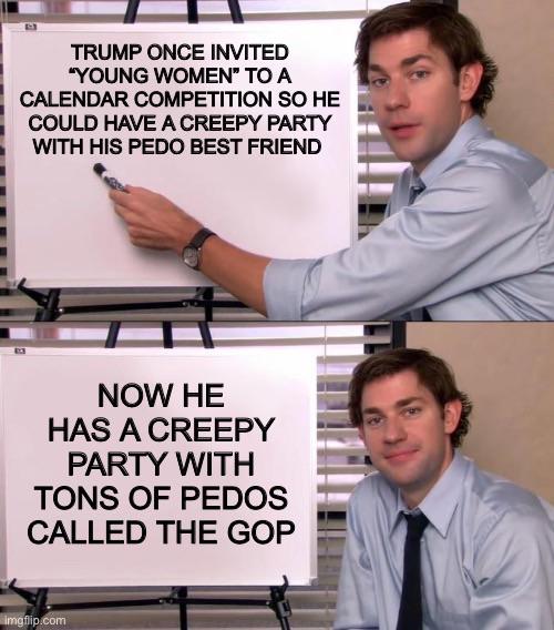 Donald, this is supposed to be a party with V.I.P.s - Youβre telling me itβs you and Epstein?