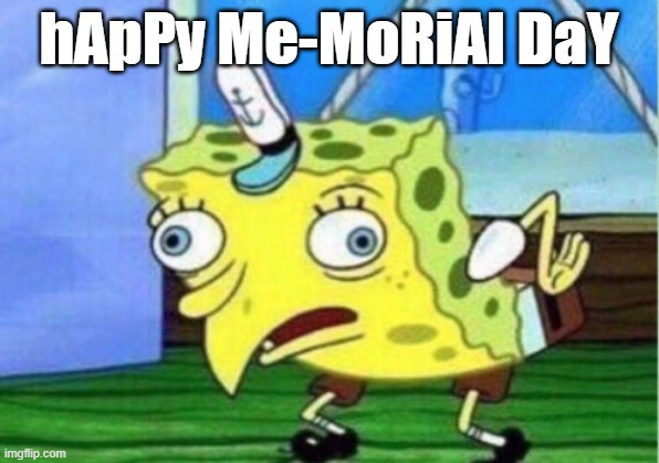 Of course trump made Memorial Day political, calling half of Americans scum