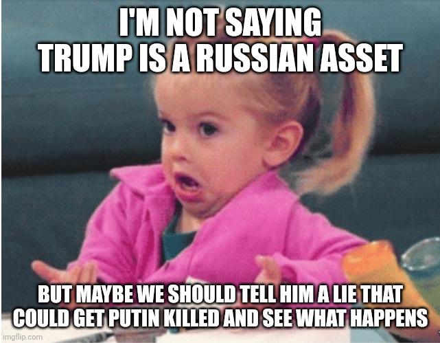 "Trust me. That airspace is totally safe. They don't even know what your plane looks like."