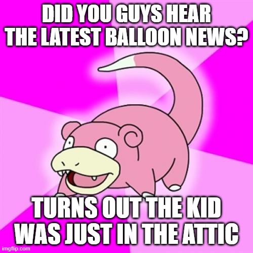 Breaking balloon news!