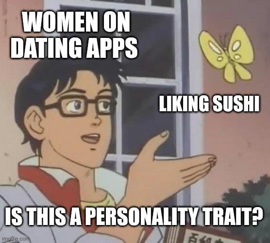 For real, liking sushi isn't a bio