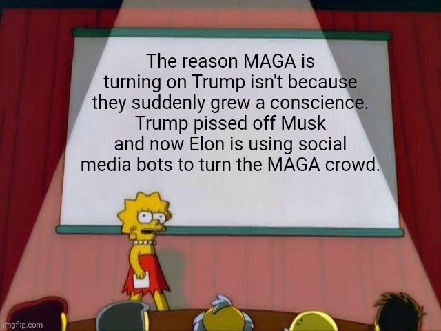 This is the drawback of having followers composed of all the most easily brainwashed people in America.