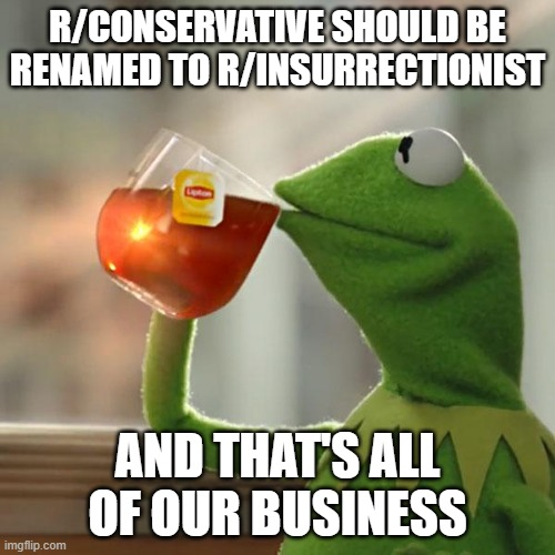 r/conservative = a bunch of insurrectionists