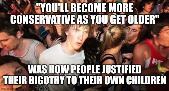 I've only become more left leaning with time
