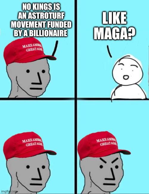 A Walmart heiress is buying ads for No Kings, and MAGA is losing whatever they have instead of minds